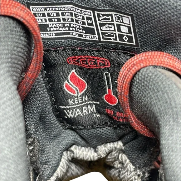 ⚡️SOLD⚡️Keen Women's Kaci III Winter Waterproof Boot Gray Plaid - Picture 8 of 16